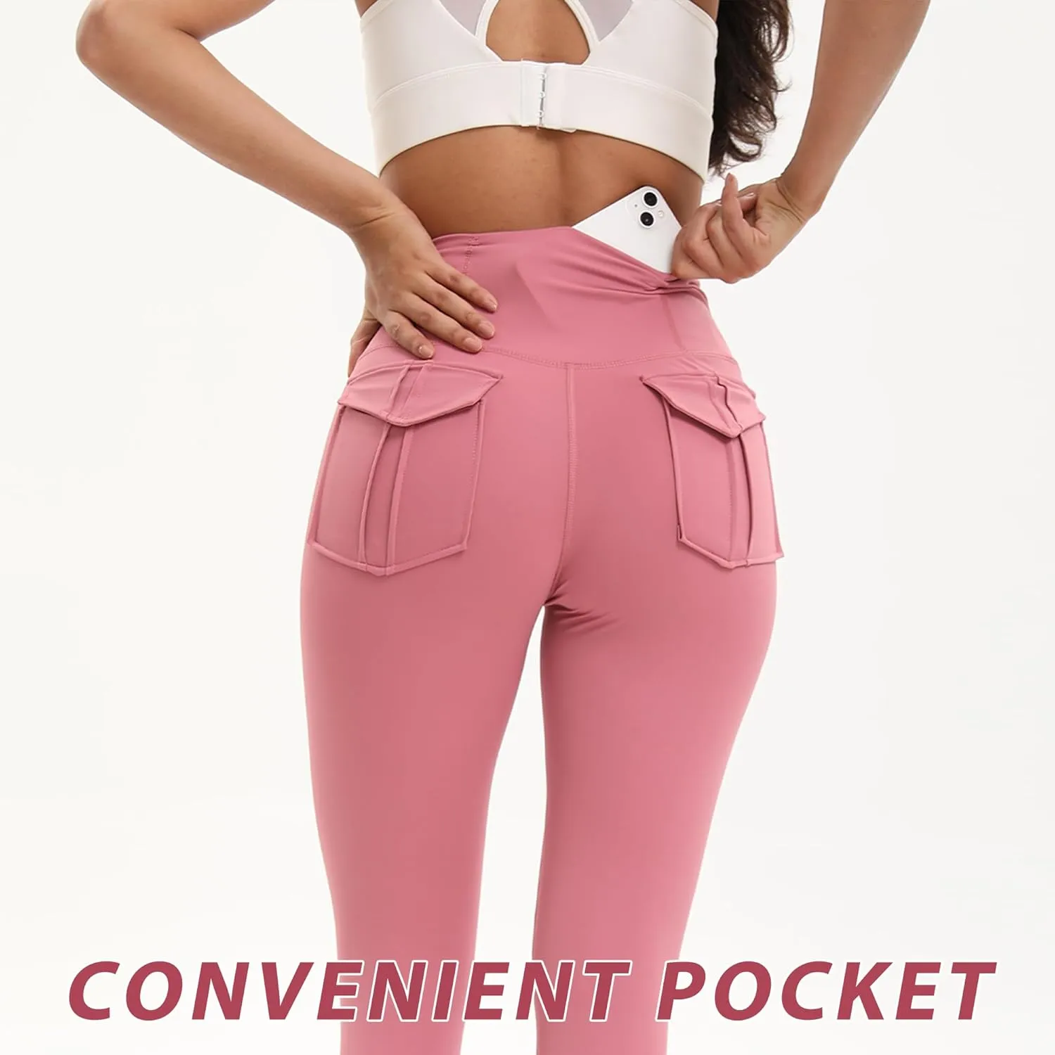 3 Pcs Women's High Waist Leggings, Elastic Leggings for Sports and Fitness Yoga Gym Running Pants