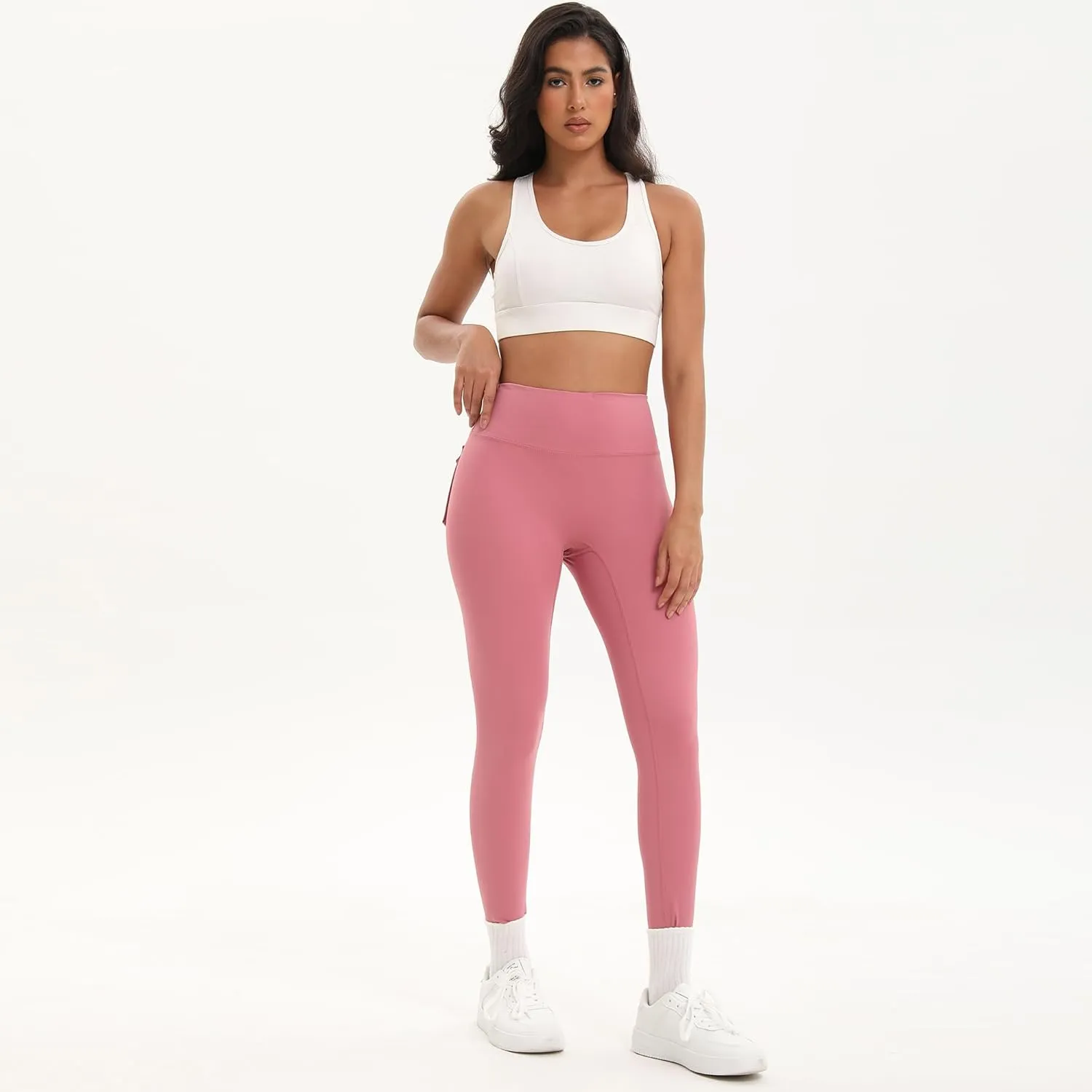 3 Pcs Women's High Waist Leggings, Elastic Leggings for Sports and Fitness Yoga Gym Running Pants