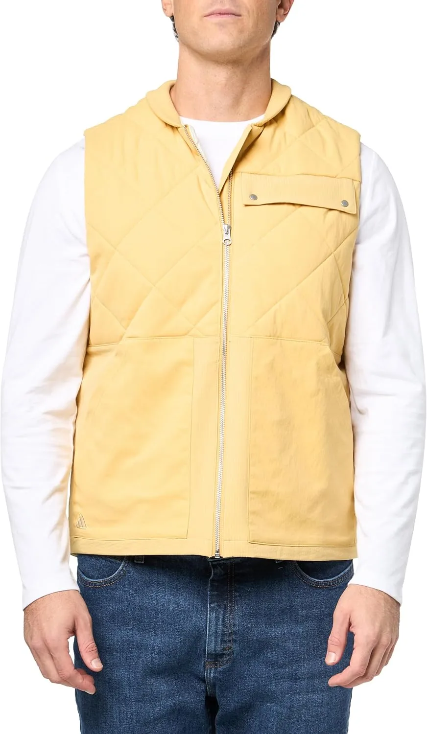 adidas Men's Go-to Quilited DWR Full Zip Vest