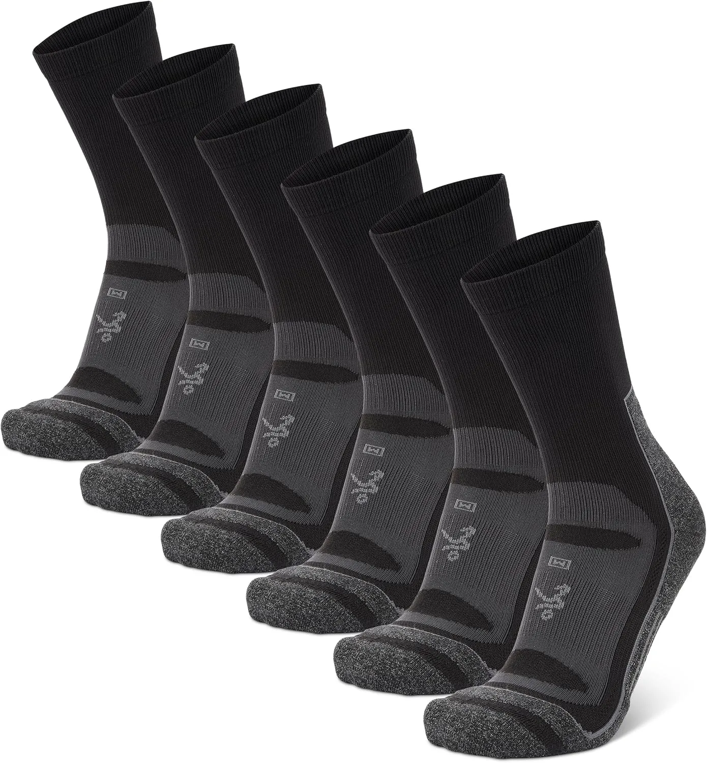 Balega Blister Resist Performance Crew Athletic Running Socks for Men and Women (6-Pack)