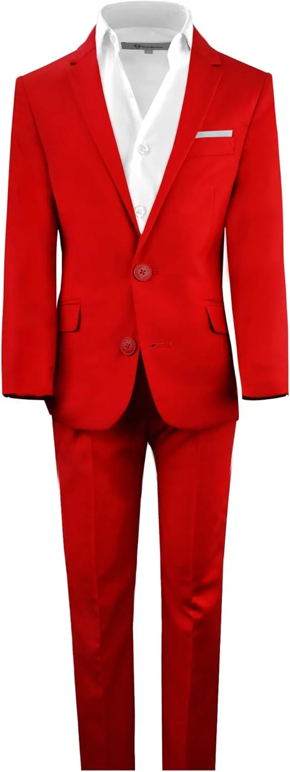 Black n Bianco Boys' First Class Slim Fit Suits Lightweight Style. Presented by Baby Muffin