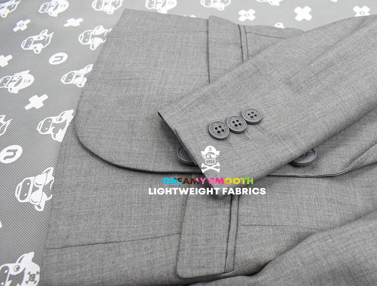 Black n Bianco Boys' First Class Slim Fit Suits Lightweight Style. Presented by Baby Muffin