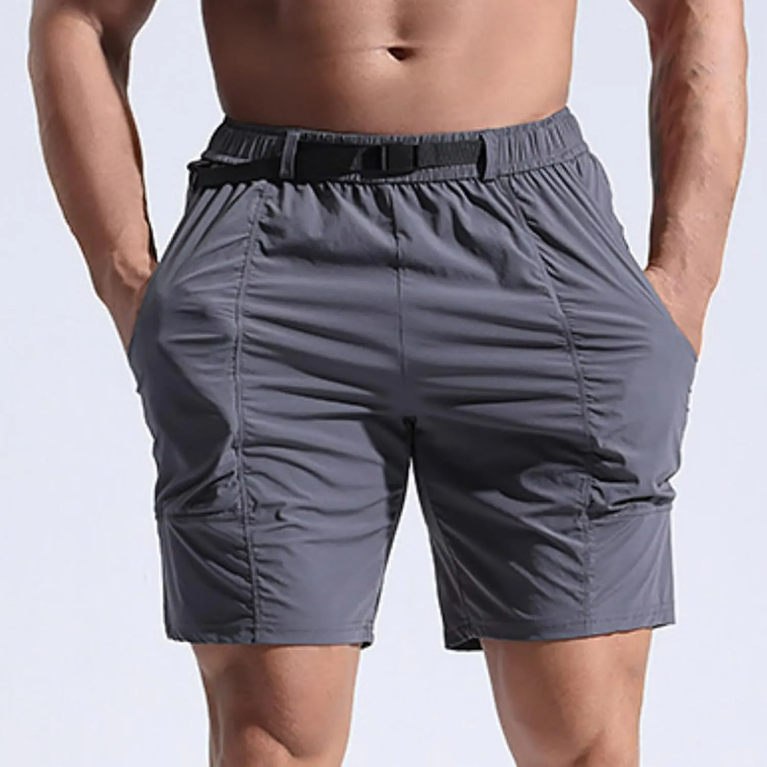 Cambkatl Mens Quick Dry Running Shorts Elastic Waist Casual Summer Athletic Sports Workout Gym Shorts with Pockets