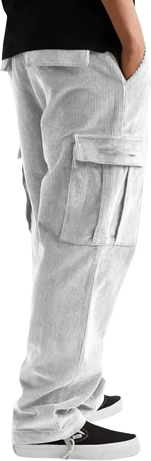 Cargo Pants for Men,Mens Casual Fashion Joggers Sports Pants Cotton Pants Gym Sweatpants Trousers Long Pant