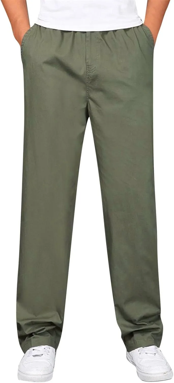 Cargo Pants for Men,Mens Sweatpants Lightweight Outdoor Tactical Pant Hiking Jogger Classic Fit Multi Pockets