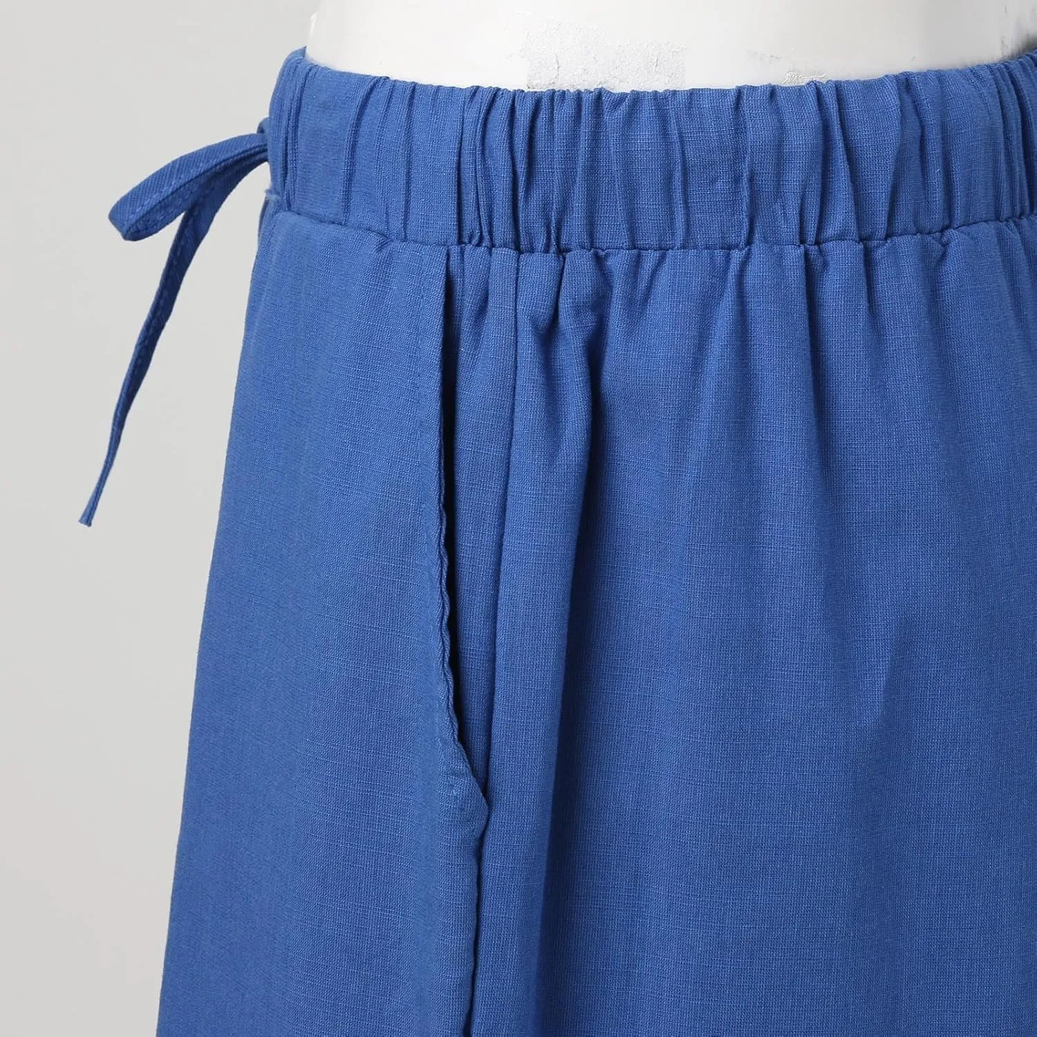 Cotton Linen Dress Pants for Men Elastic Drawstring Waist Lounge Beach Pants Summer Casual Straight Leg Dress Trouser