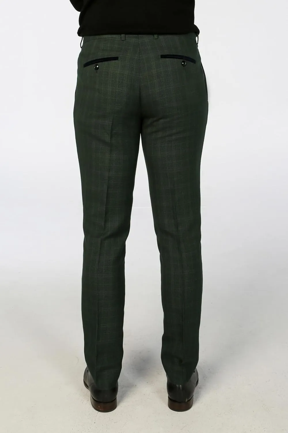 Elegant Men's Check 2-Piece Suit - Perfect for Weddings & Formal Events