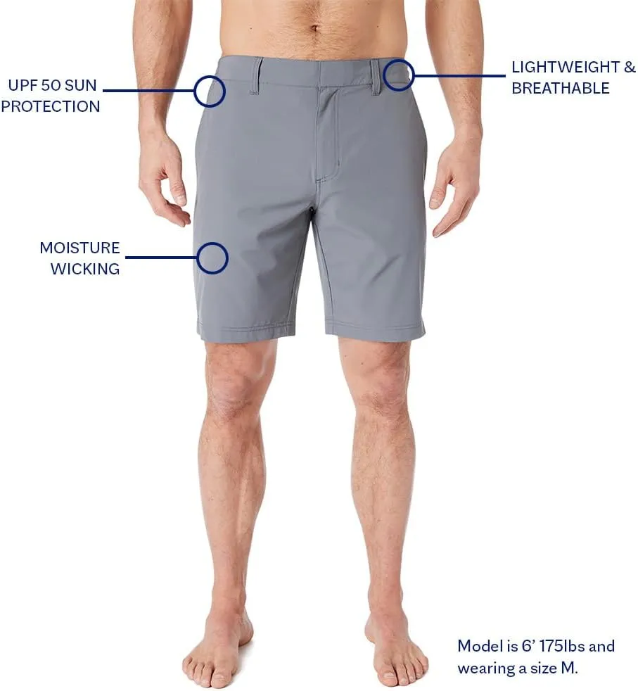 Fair Harbor The Midway Short –– Men's Golf Shorts, 9.5-inch Inseam –– 4-Way Stretch Fabric, Classic Tailored Fit