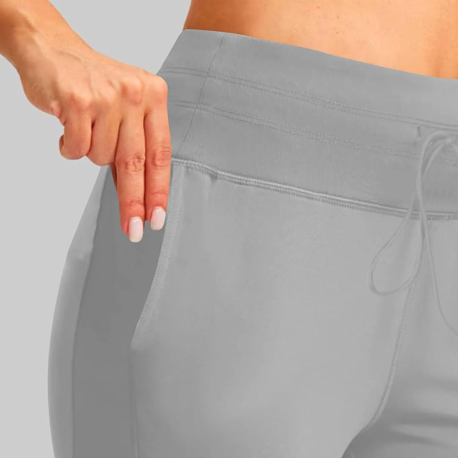 Fleece Lined Joggers Women Athletic Winter Warm High Waisted Thermal Sweatpants Running Drawstring Workout Track