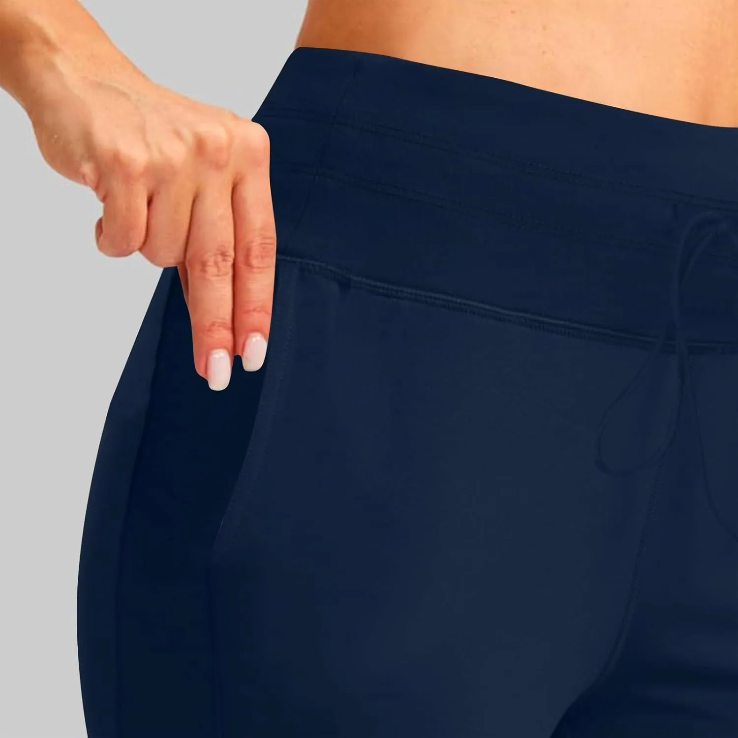 Fleece Lined Joggers Women Athletic Winter Warm High Waisted Thermal Sweatpants Running Drawstring Workout Track