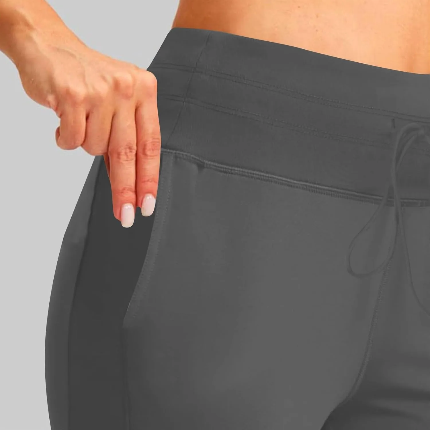 Fleece Lined Joggers Women Athletic Winter Warm High Waisted Thermal Sweatpants Running Drawstring Workout Track