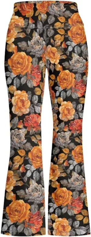 Girls Leggings Size 5-14 Bell Bottom Yoga Pants High Waist Summer Girls' Pants for Dance Elastic Leggings Pants