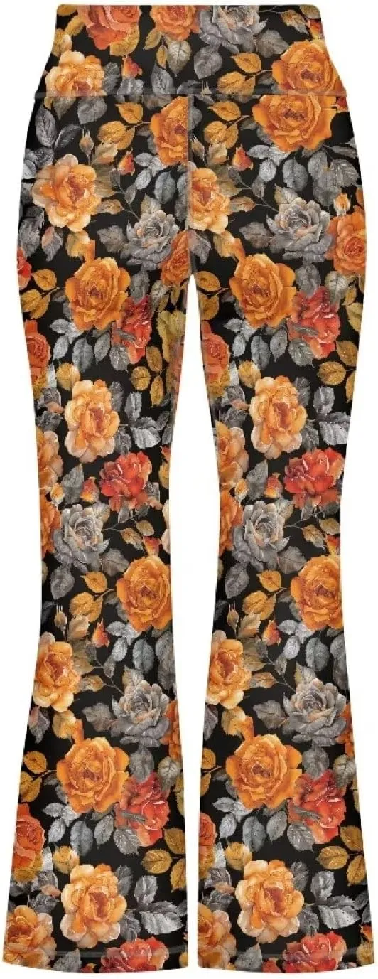 Girls Leggings Size 5-14 Bell Bottom Yoga Pants High Waist Summer Girls' Pants for Dance Elastic Leggings Pants