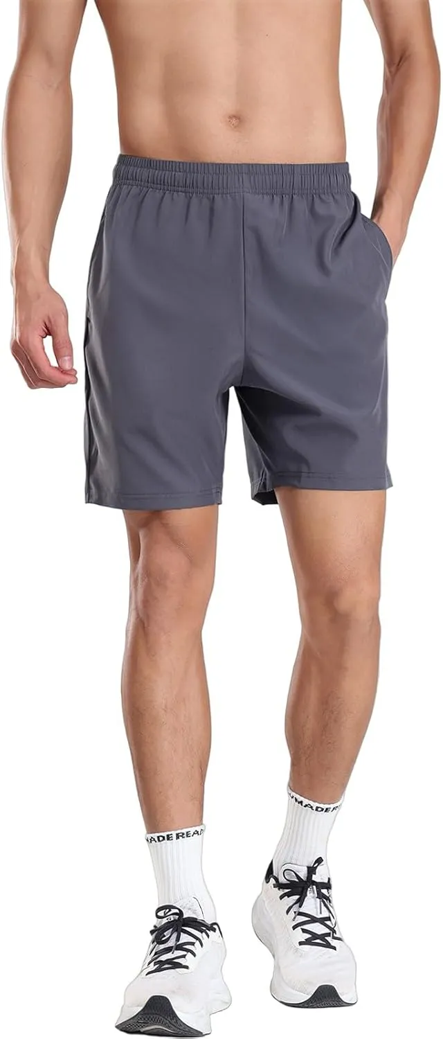 Gym Shorts for Men Comfortable Quick Dry and Relaxed Fit Sports Shorts with Pocket 2025 Summer