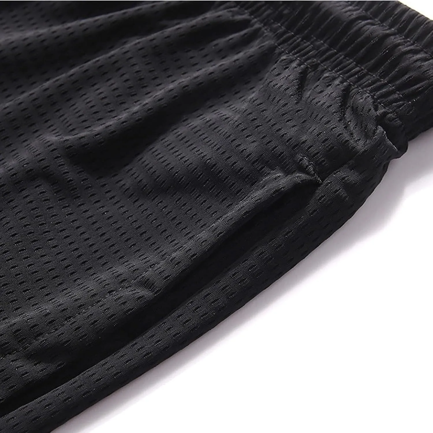 Gym Shorts Men Quick Dry Mesh Shorts Breathable Elasticated Waist Half Pants Plus Size Workout Sport Athletic Jogger