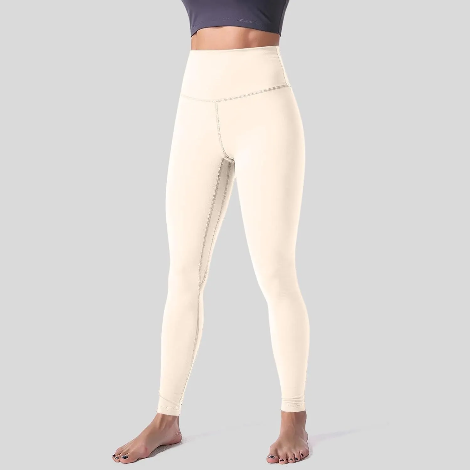 High Waist Elastic Leggings for Women Free Ankle Tummy Control Yoga Pants Plus Size Fashion Elastic Compression Leggings