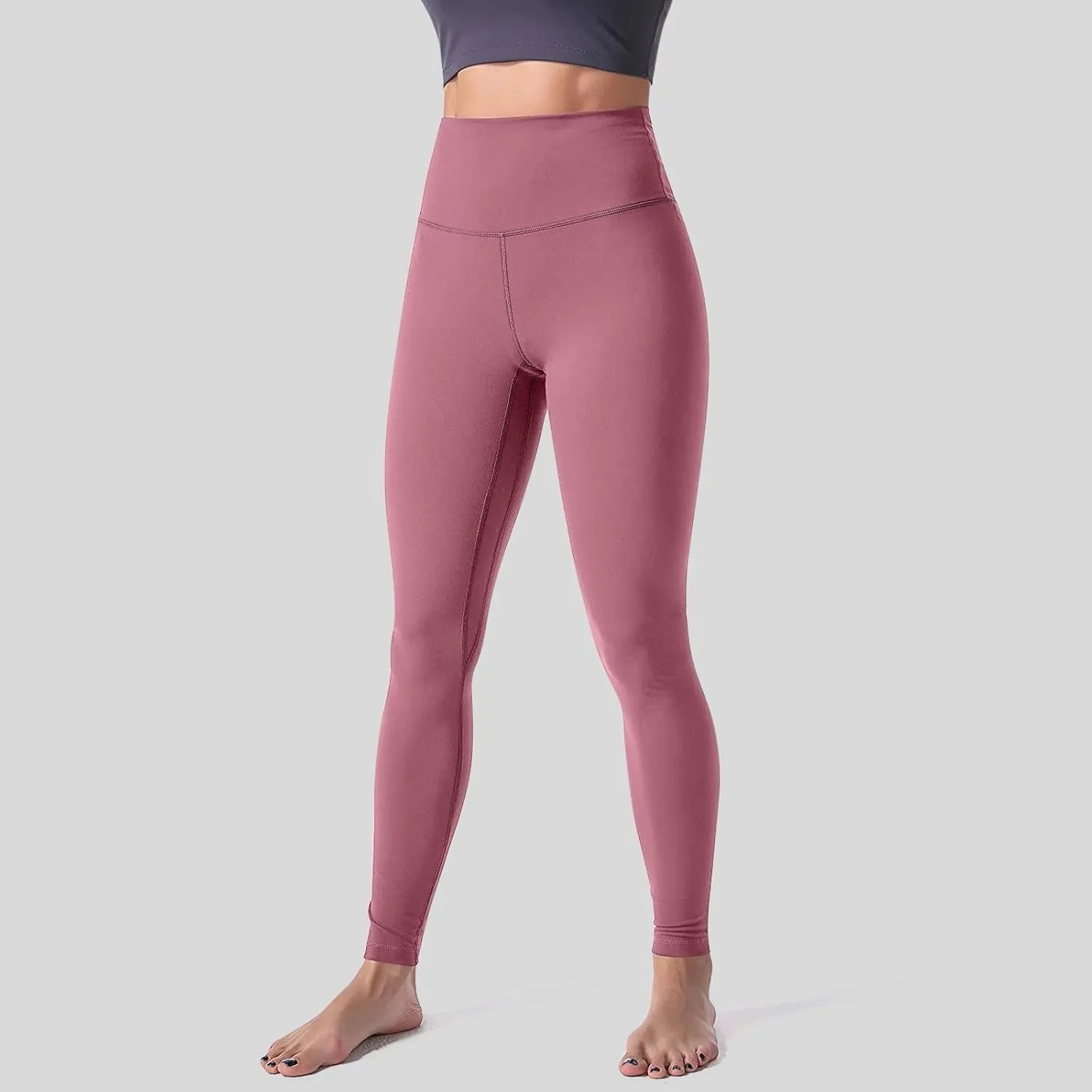 High Waist Elastic Leggings for Women Free Ankle Tummy Control Yoga Pants Plus Size Fashion Elastic Compression Leggings