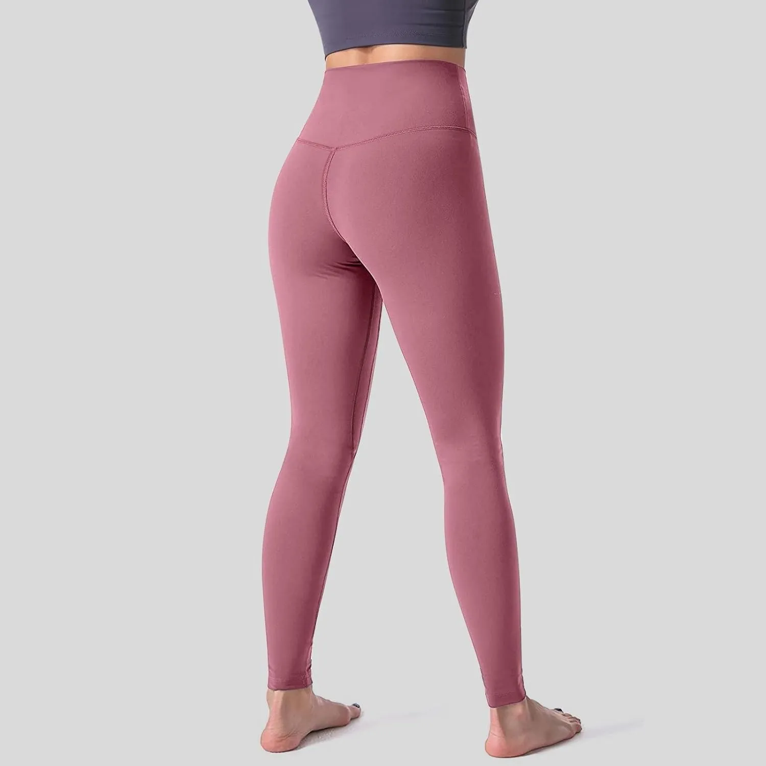 High Waist Elastic Leggings for Women Free Ankle Tummy Control Yoga Pants Plus Size Fashion Elastic Compression Leggings