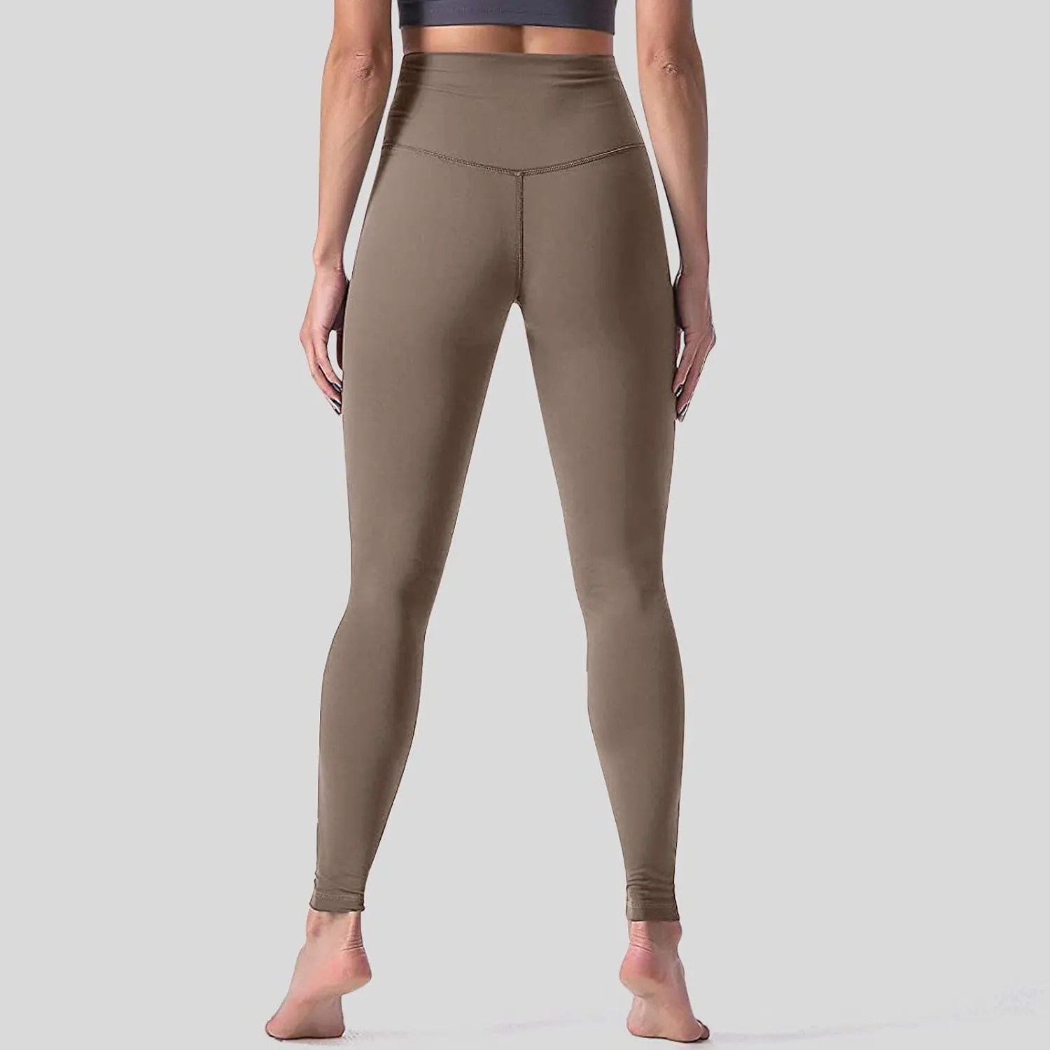 High Waist Elastic Leggings for Women Free Ankle Tummy Control Yoga Pants Plus Size Fashion Elastic Compression Leggings