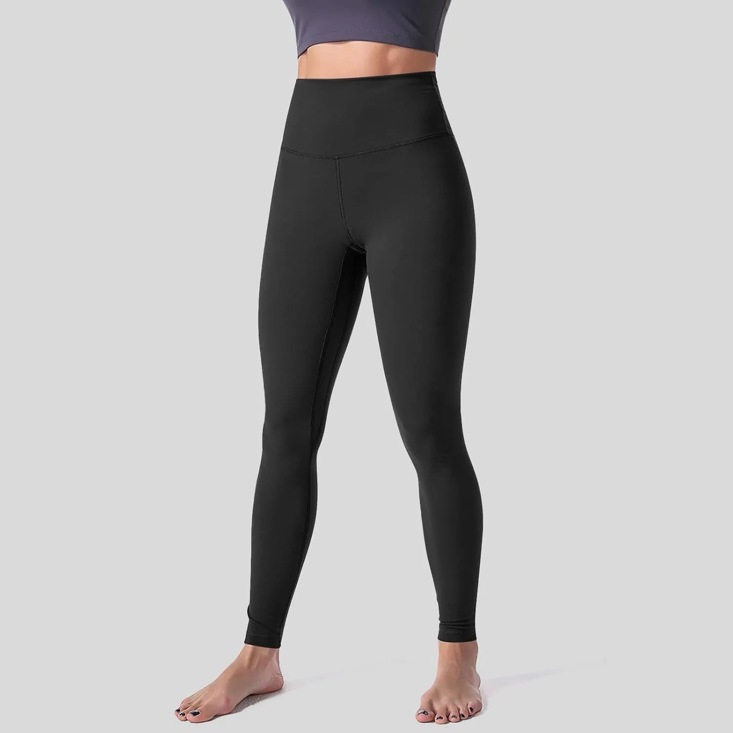 High Waist Elastic Leggings for Women Free Ankle Tummy Control Yoga Pants Plus Size Fashion Elastic Compression Leggings