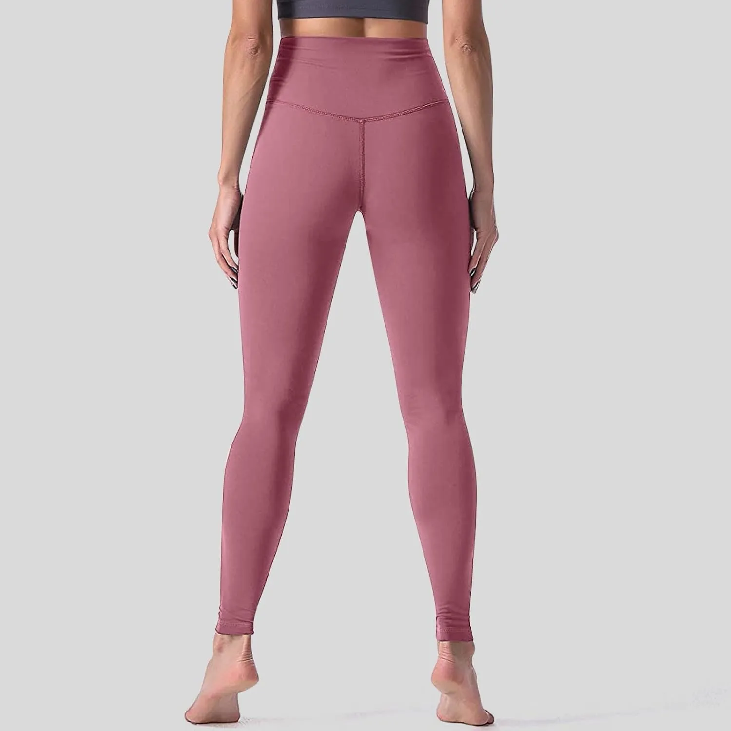 High Waist Elastic Leggings for Women Free Ankle Tummy Control Yoga Pants Plus Size Fashion Elastic Compression Leggings