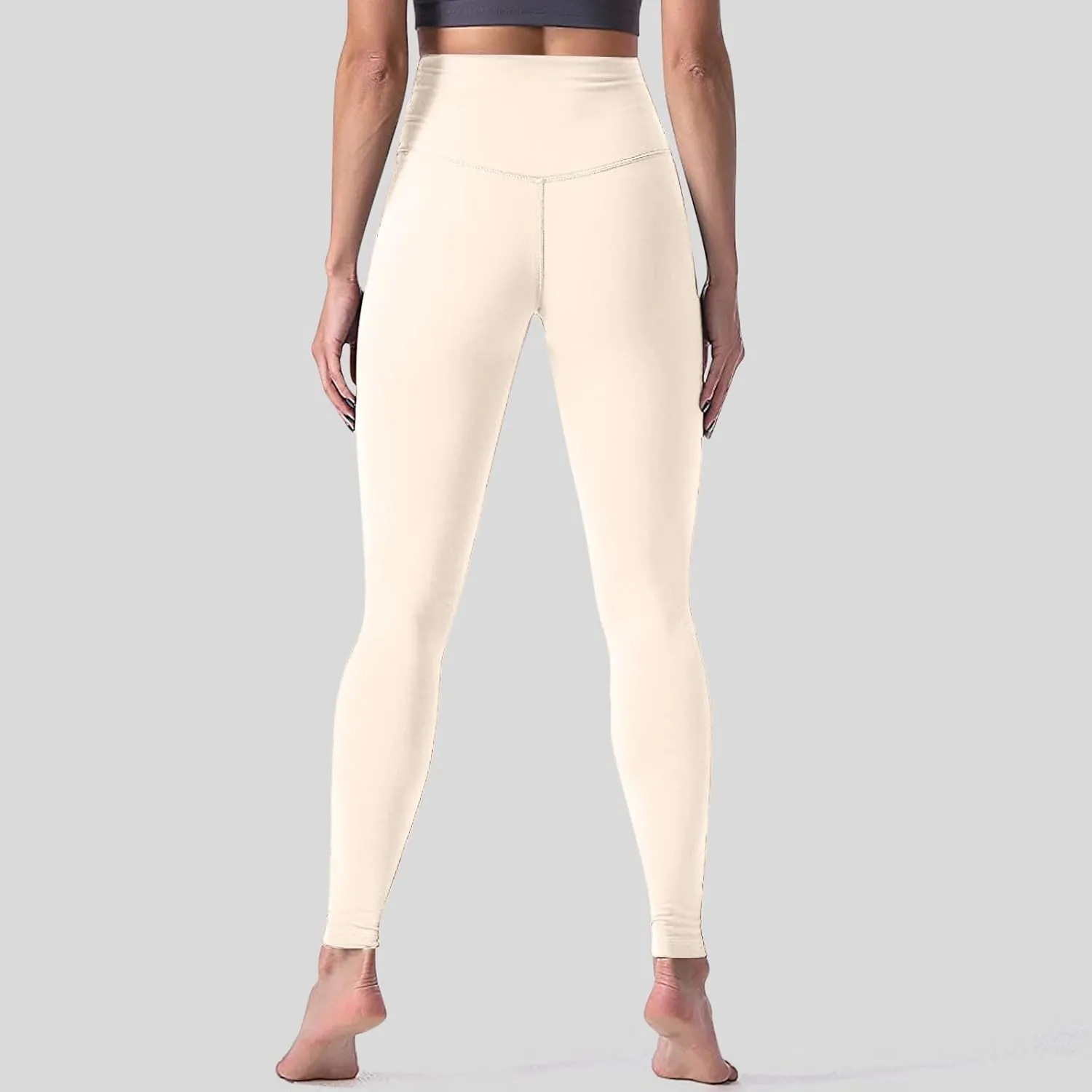 High Waist Elastic Leggings for Women Free Ankle Tummy Control Yoga Pants Plus Size Fashion Elastic Compression Leggings