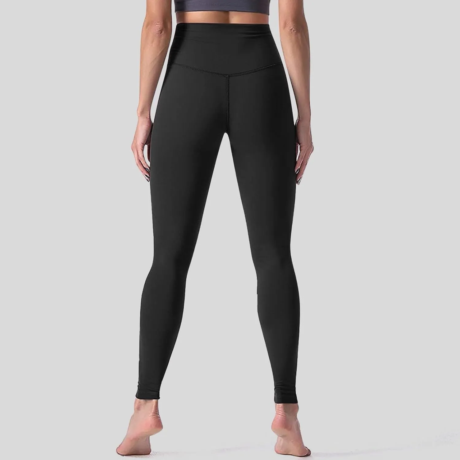 High Waist Elastic Leggings for Women Free Ankle Tummy Control Yoga Pants Plus Size Fashion Elastic Compression Leggings