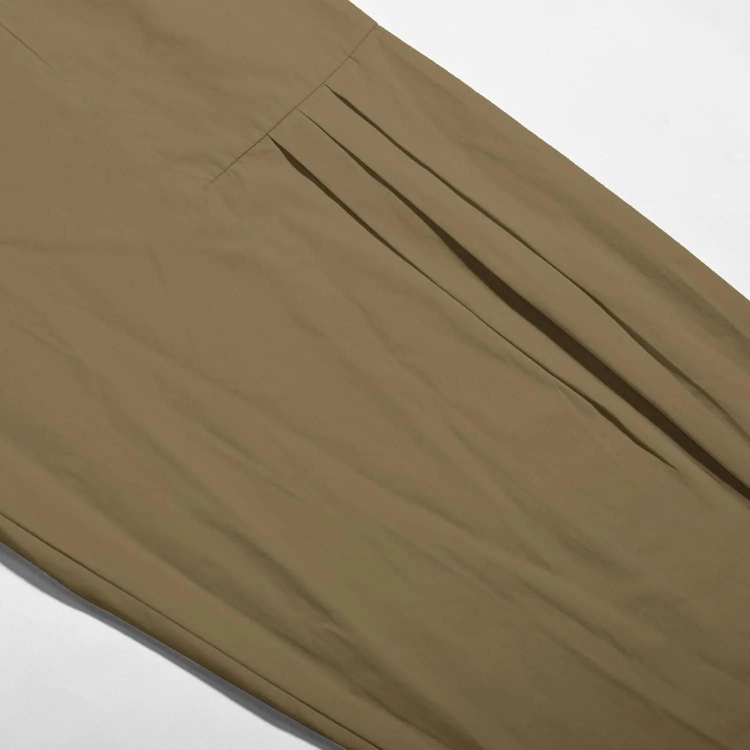 Lastesso Women's Pants Casual Wide Leg Baggy Trousers with Pockets Comfy Cotton Drawstring Travel Vacation Lounge Capris