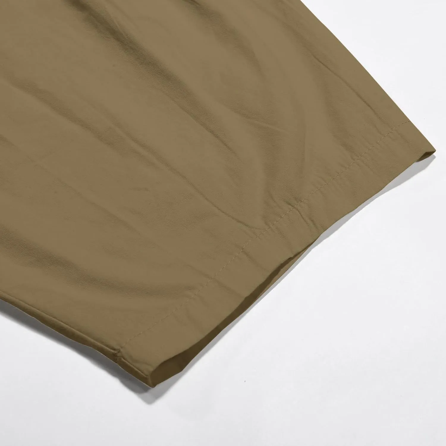 Lastesso Women's Pants Casual Wide Leg Baggy Trousers with Pockets Comfy Cotton Drawstring Travel Vacation Lounge Capris