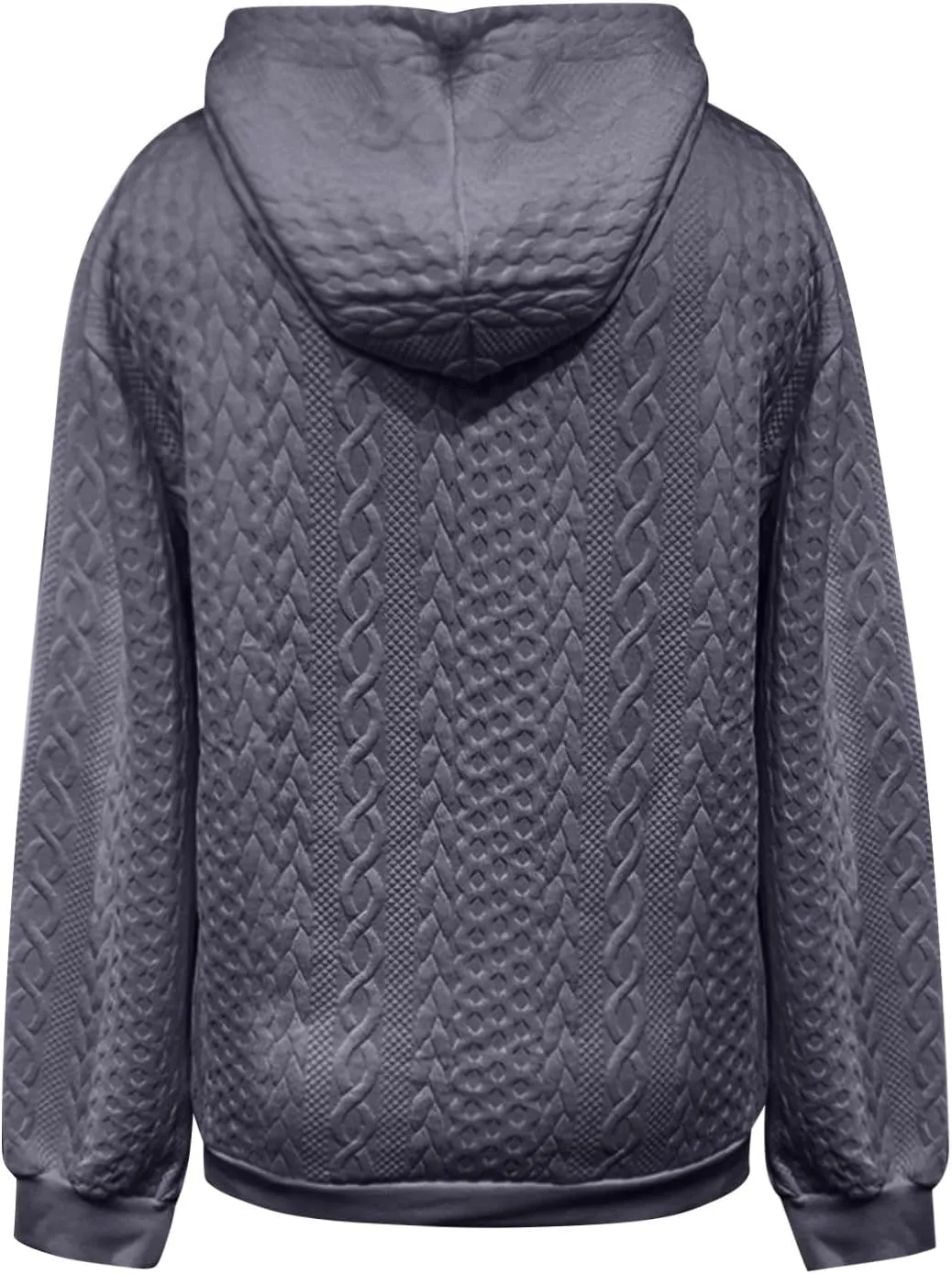 LCMTWX Womens 2023 Winter Fuzzy Fleece Jacket Solid Hooded Thickened Jacquard Long Sleeve Solid Oversized Fuzzy Fleece Fall