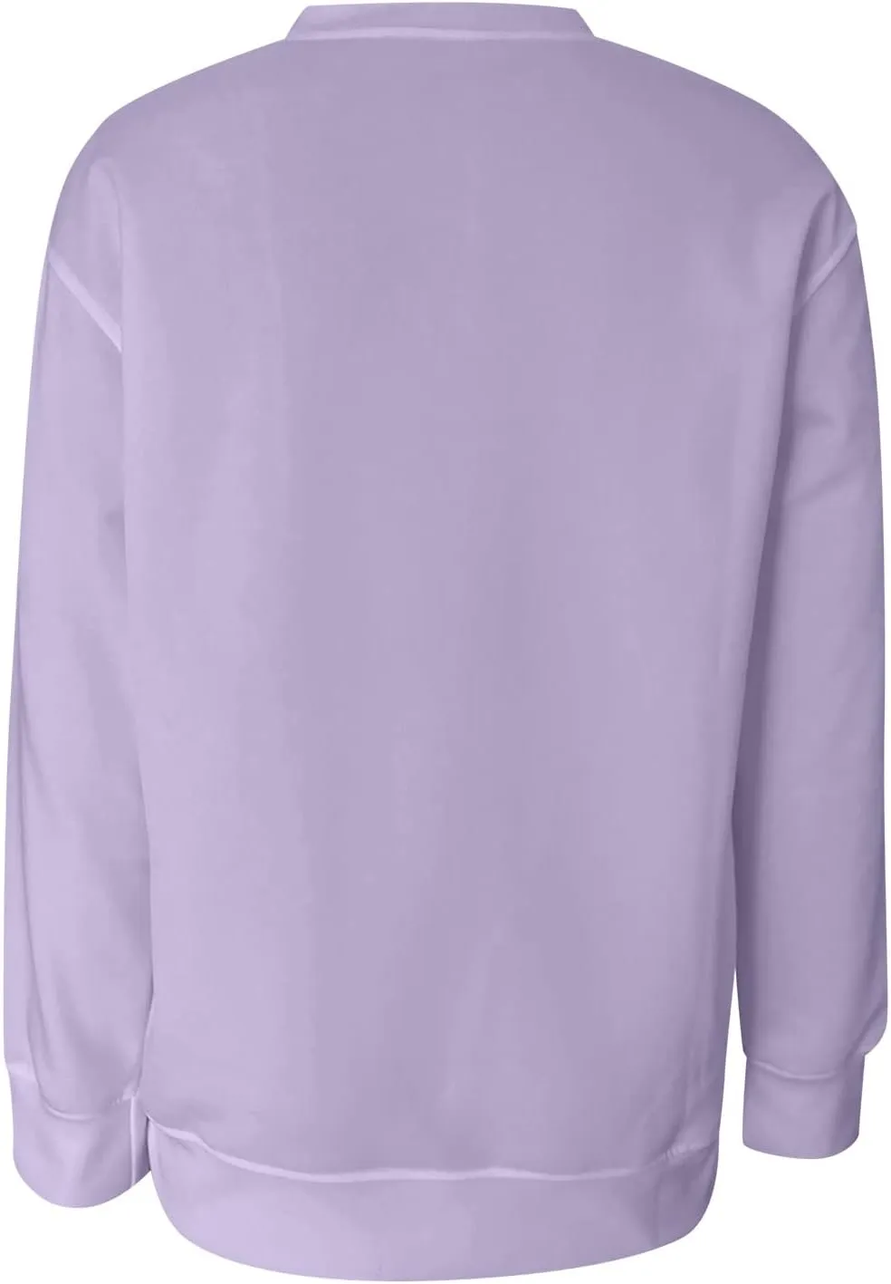 LCMTWX Womens Long Sleeve Pullover Tops Long Sleeve Top Cute Pullover Loose Version Pullover Sweater Casual Pullover Top