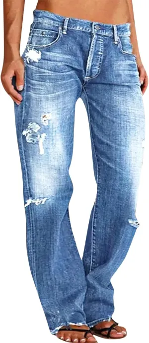 LCMTWX Women's Skinny Jean Poket Waisted Pants Trousers Up Womens Casual Women's Jeans Jeans for Women Clothes for Women