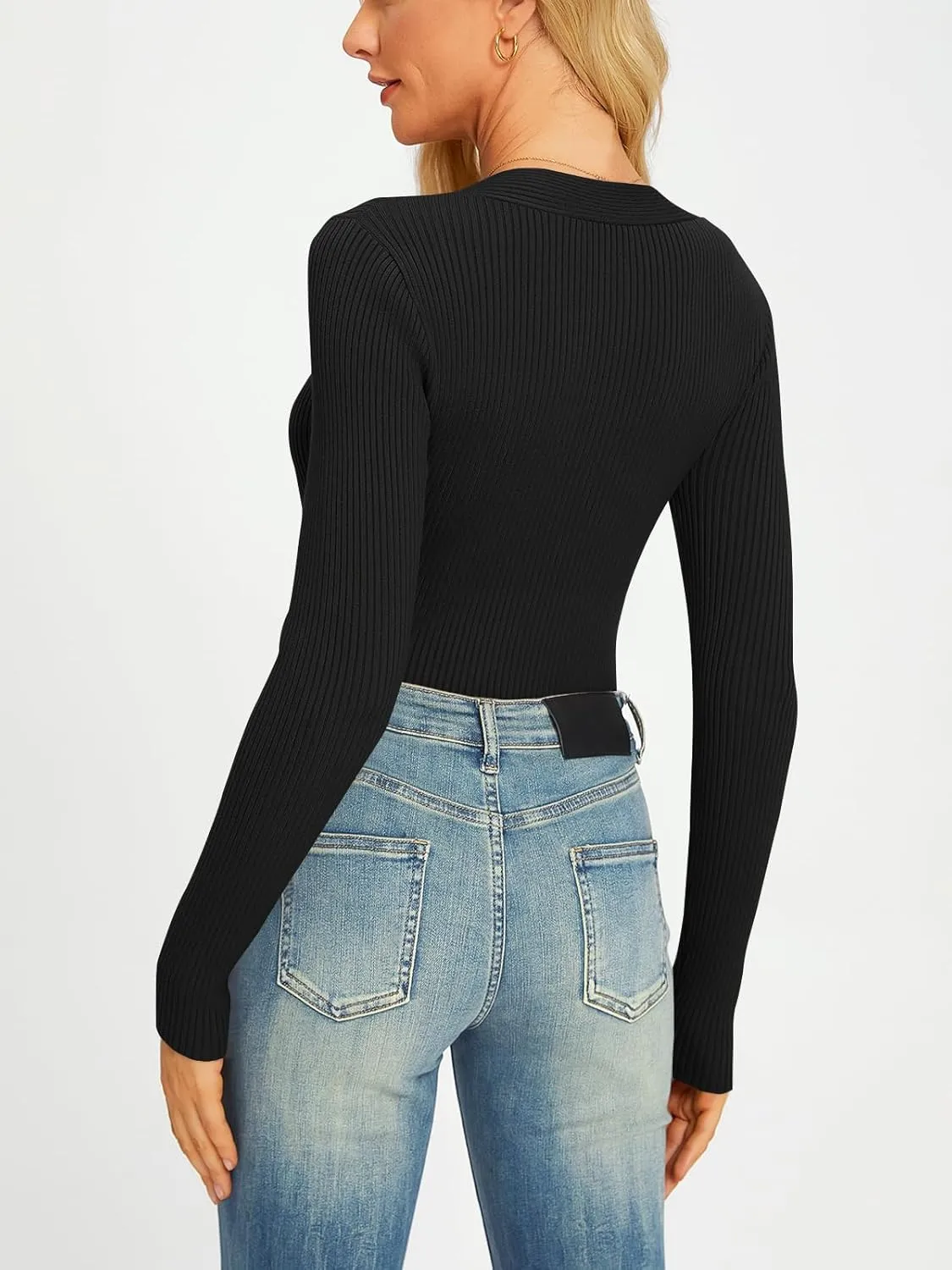 LILLUSORY Sweaters for Women Fall Outfits 2025 Long Sleeve Shirts for Women Knit Pullover Sweater Tops Clothes Fashion