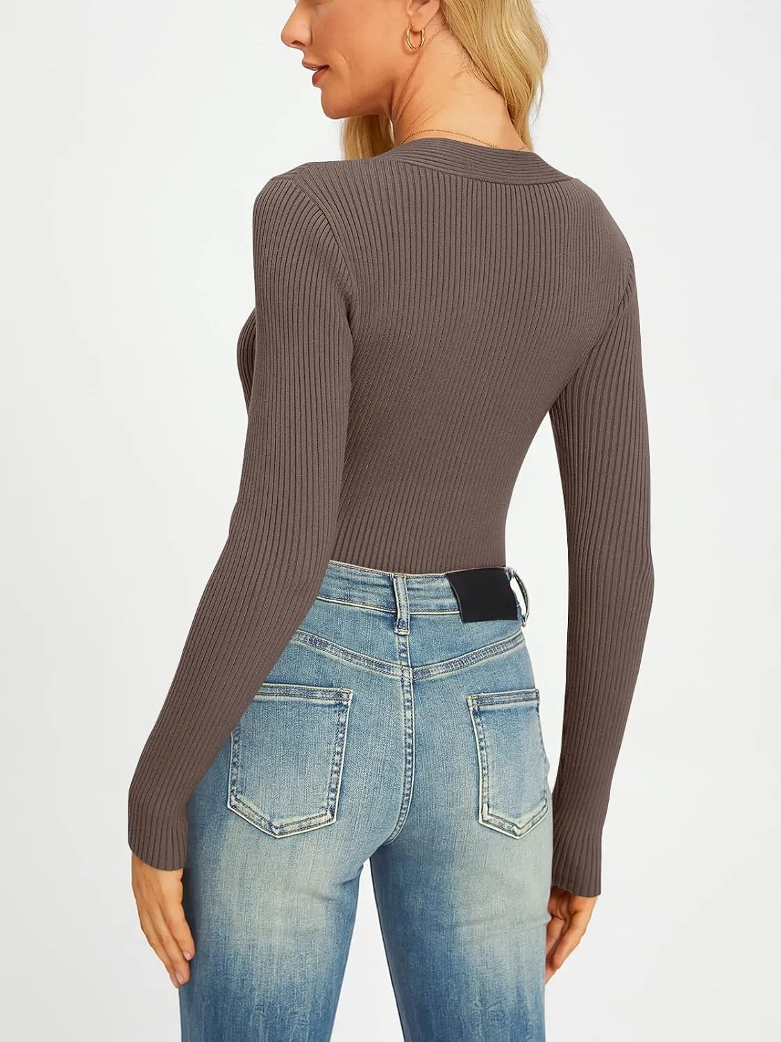 LILLUSORY Sweaters for Women Fall Outfits 2025 Long Sleeve Shirts for Women Knit Pullover Sweater Tops Clothes Fashion