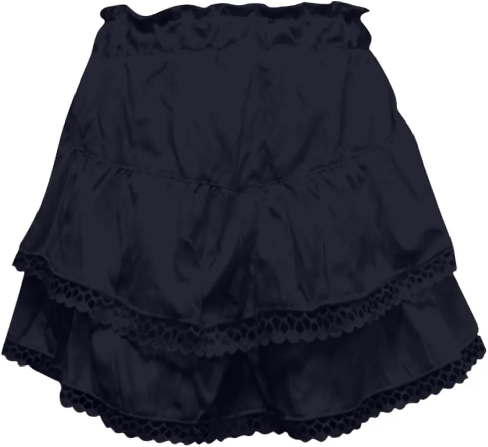 Maxi Skirt for Woman Trendy Crochet Mini Flowy Comfy Tennis Golf Skirts Ruffle Summer Tiered Boho High Waisted Shorts