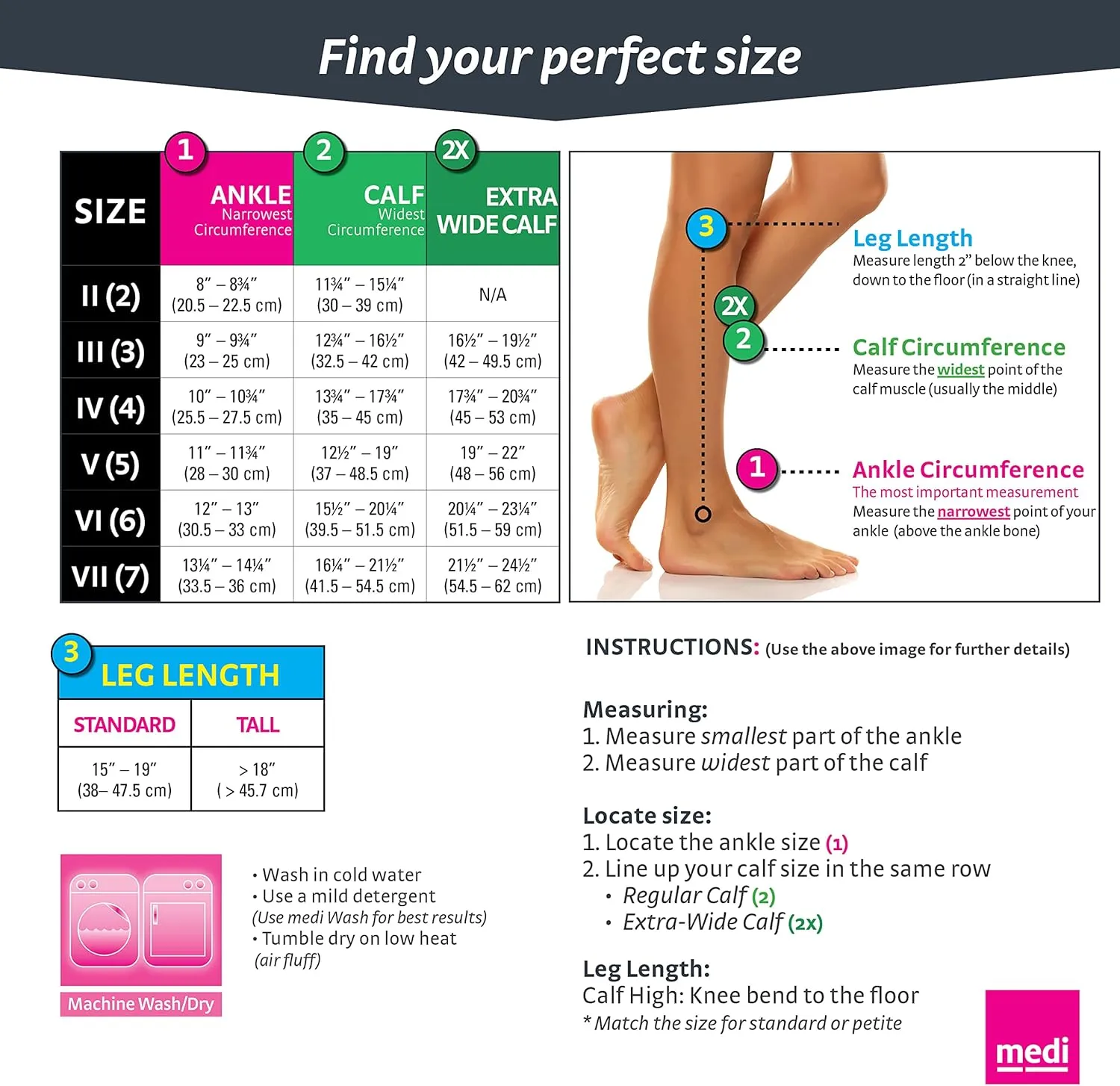 mediven for Men Select, 20-30 mmHg – Closed Toe, Knee High Compression Stockings