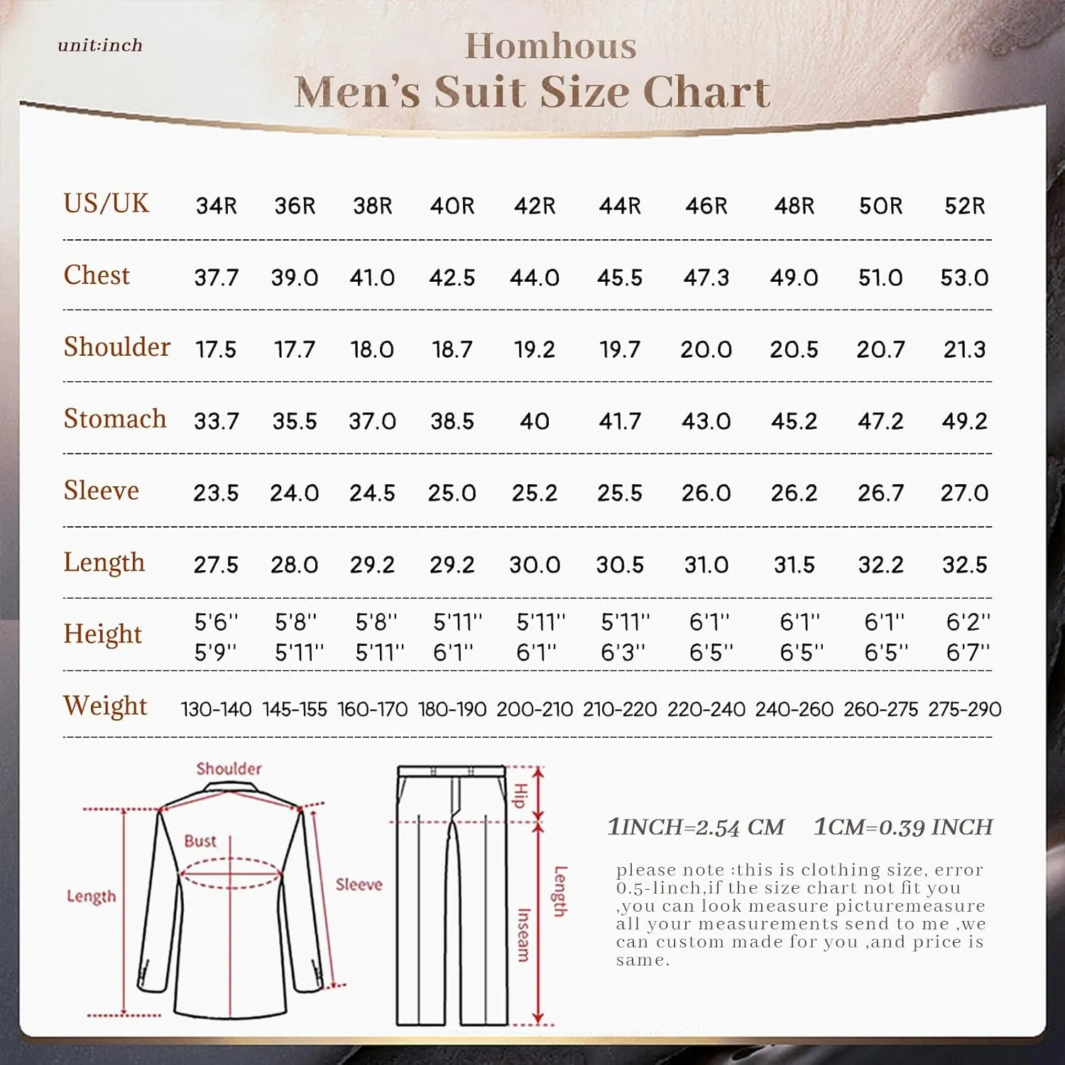 Men's 3-Piece Tuxedo Suit Peaked Lapel Coat, Vest and Pants, Formal Evening Wear