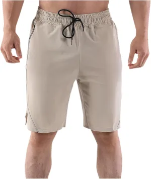 Mens Athletic Shorts Gym Workout Running Lightweight Elastic Waist Sports Short Elastic Drawstring Quick Dry Pants