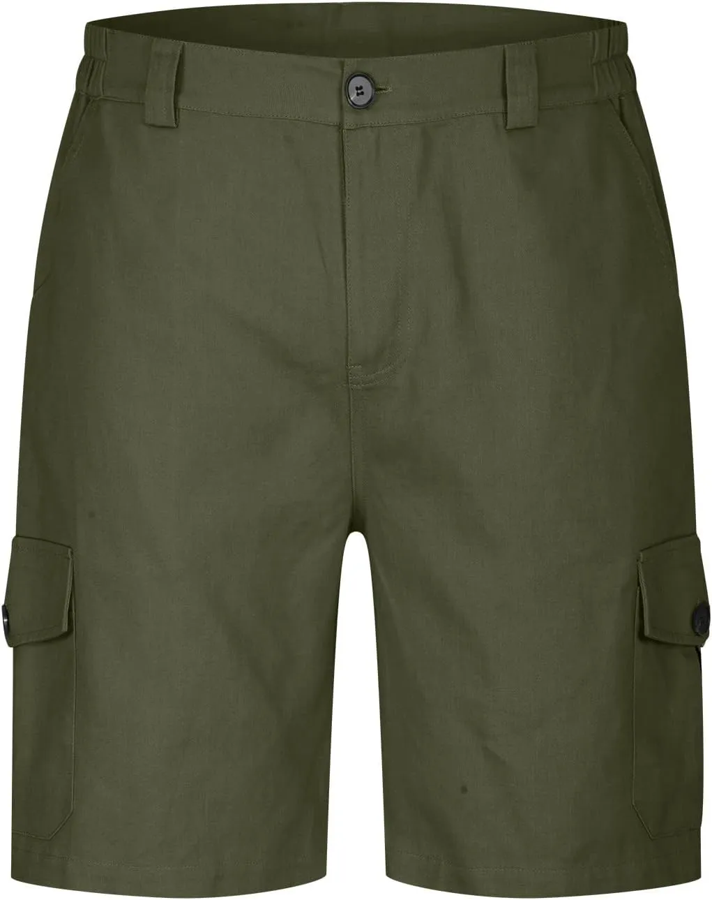 Mens Big and Tall Cargo Shorts Classic Fit Stretch Lightweight Multi Pocket Casual Camo Cargo Pants Fishing Hiking