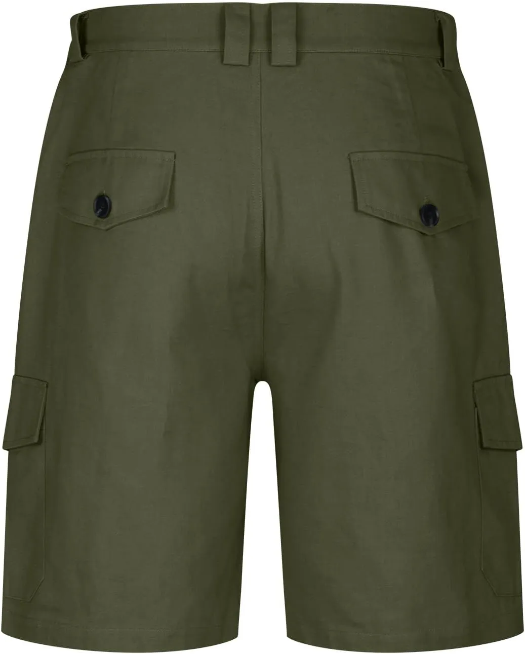 Mens Big and Tall Cargo Shorts Classic Fit Stretch Lightweight Multi Pocket Casual Camo Cargo Pants Fishing Hiking
