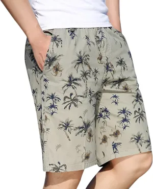 Mens Casual Cargo Shorts Printed Pants Fitness Bodybuilding Sports Men's Pants Men's Long Shorts for Camping Hiking