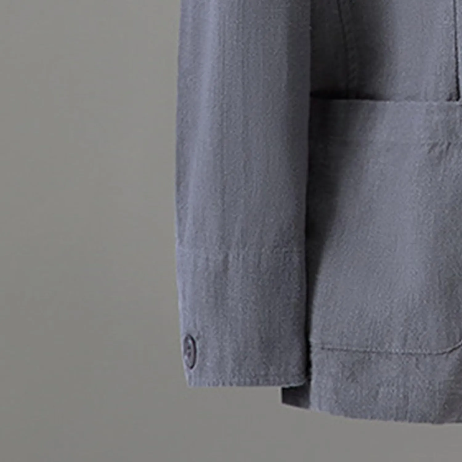 Mens Casual Linen Suit Coat Regular Fit Two Buttons Blazer Coats Lightweight Slim Fit Suits Jackets