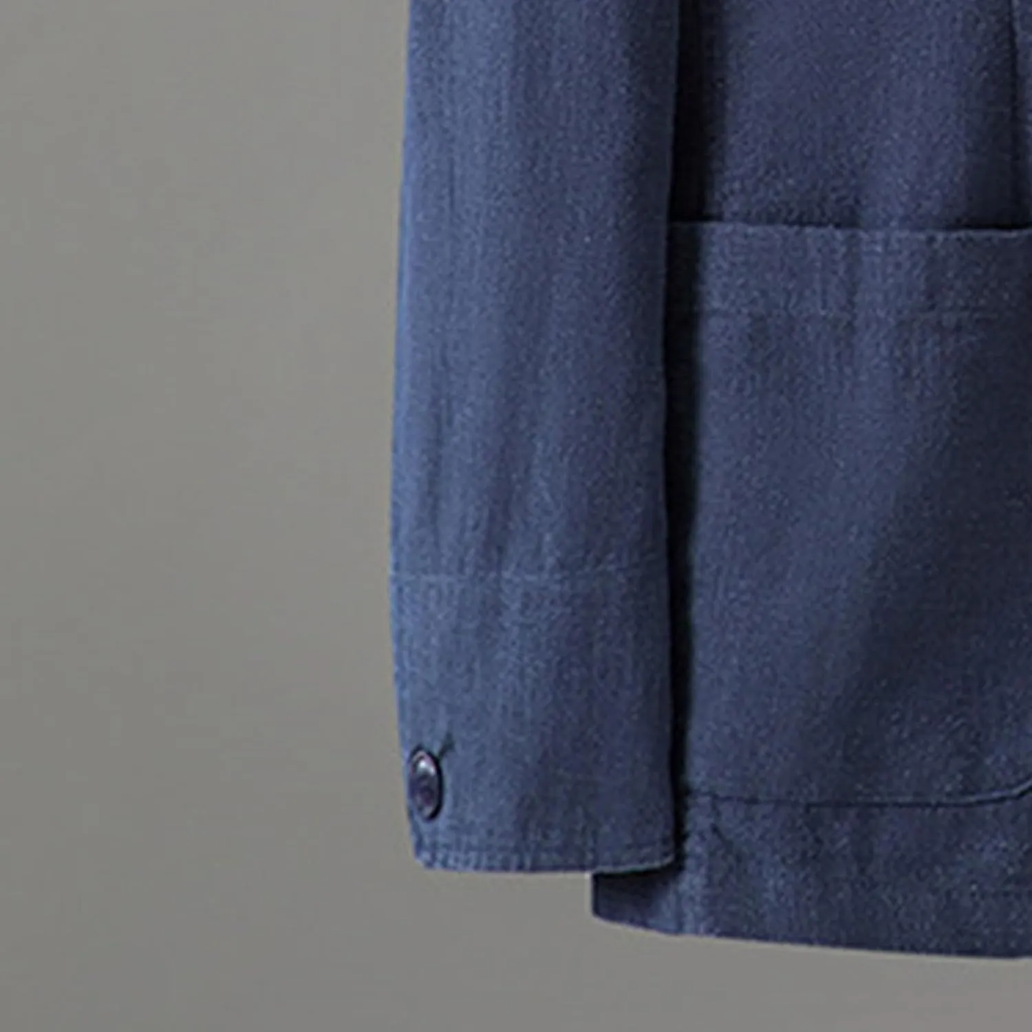 Mens Casual Linen Suit Coat Regular Fit Two Buttons Blazer Coats Lightweight Slim Fit Suits Jackets
