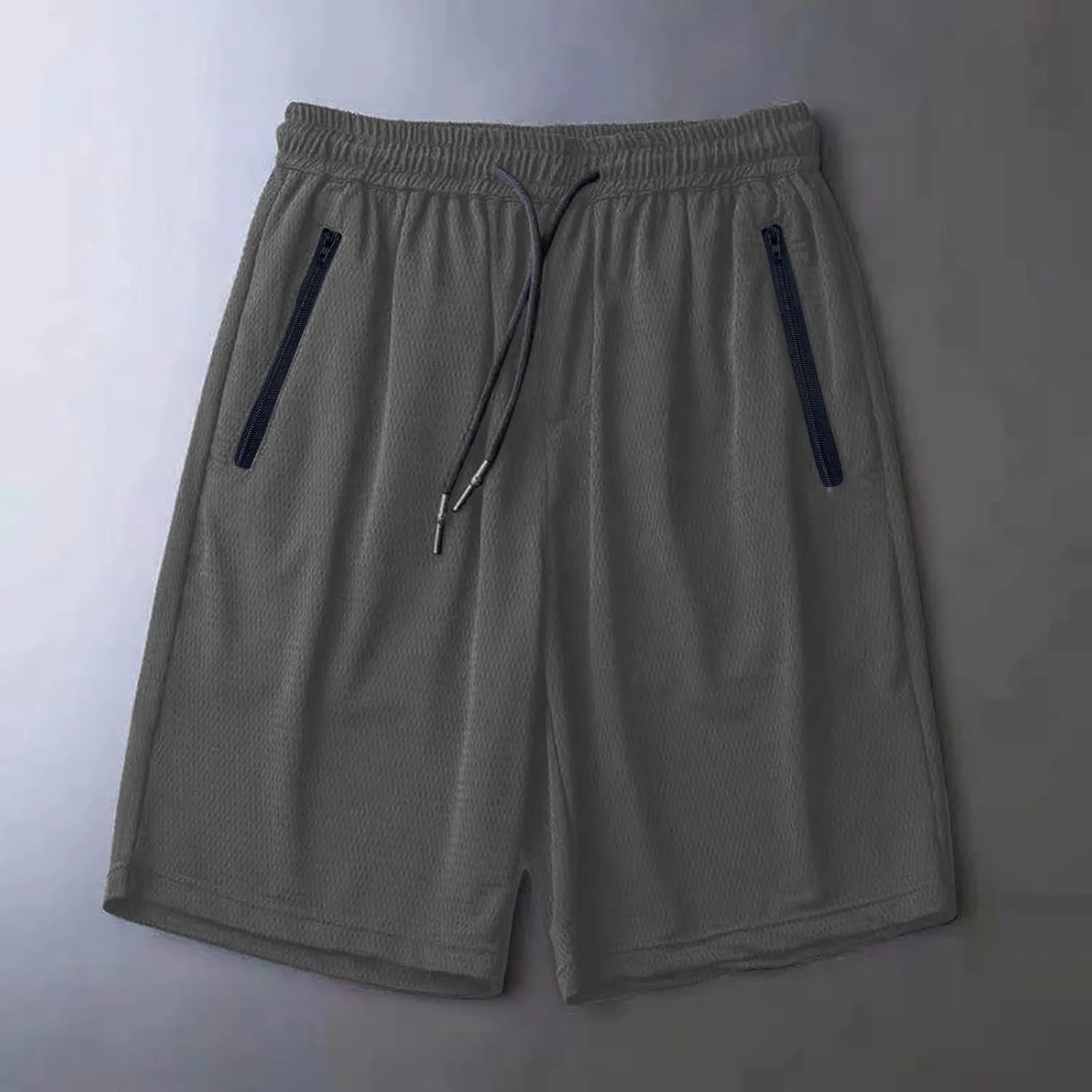 Men's Plus Size Ice Silk Stretch Shorts, 2025 Male Quick Dry Lightweight Gym Ice Silk Shorts Running Short Joggers