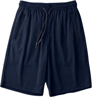 Men's Plus Size Ice Silk Stretch Shorts, 2025 Male Quick Dry Lightweight Gym Ice Silk Shorts Running Short Joggers