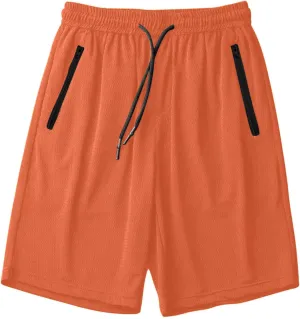 Men's Plus Size Ice Silk Stretch Shorts, 2025 Male Quick Dry Lightweight Gym Ice Silk Shorts Running Short Joggers
