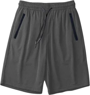 Men's Plus Size Ice Silk Stretch Shorts, 2025 Male Quick Dry Lightweight Gym Ice Silk Shorts Running Short Joggers