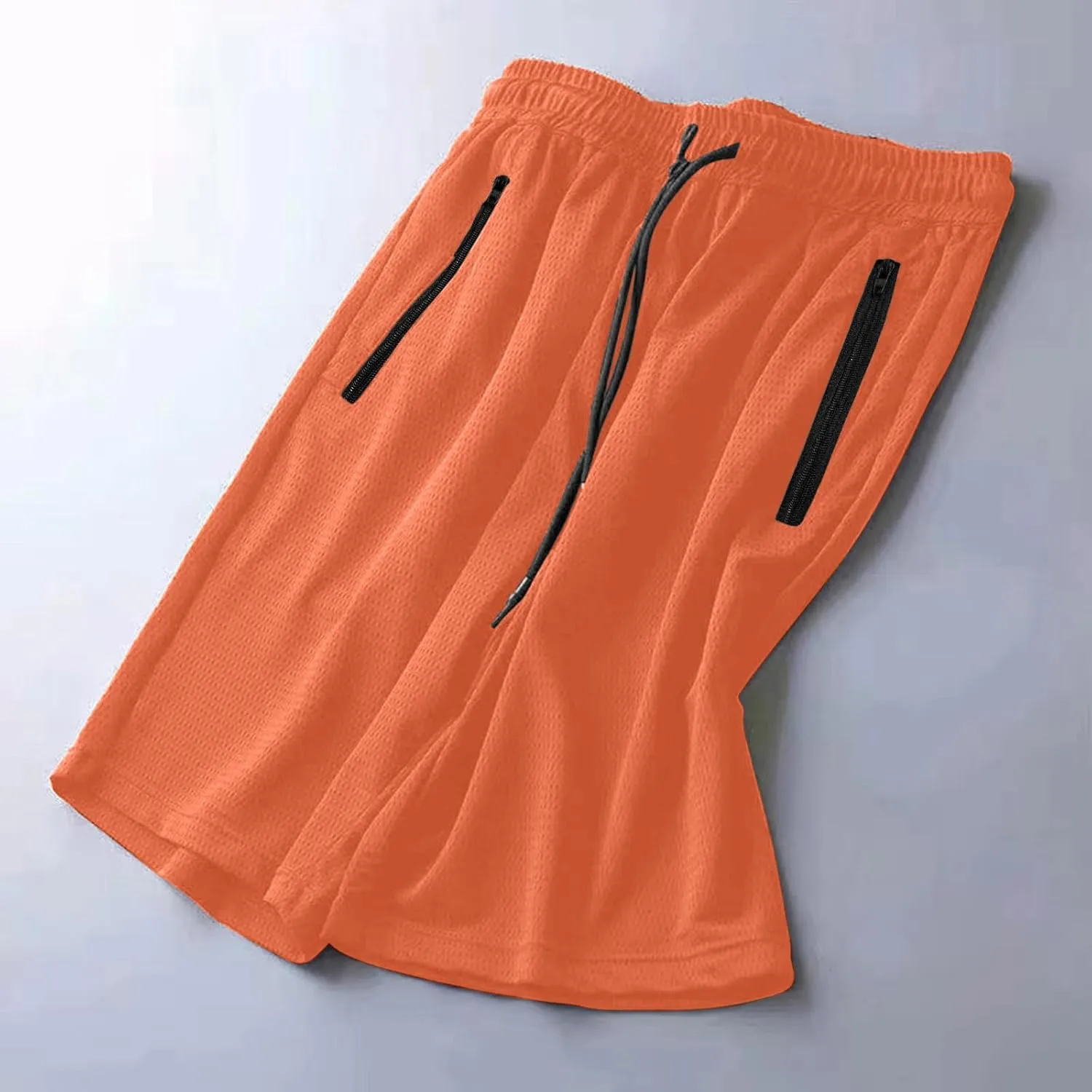 Men's Plus Size Ice Silk Stretch Shorts, 2025 Male Quick Dry Lightweight Gym Ice Silk Shorts Running Short Joggers