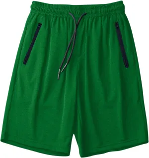 Men's Plus Size Ice Silk Stretch Shorts, 2025 Male Quick Dry Lightweight Gym Ice Silk Shorts Running Short Joggers