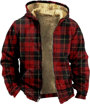 Men's Pullover Winter Workout Fleece Hooded Water resistant Winter Windbreaker Jackets Rain Jacket Men Mens Winter